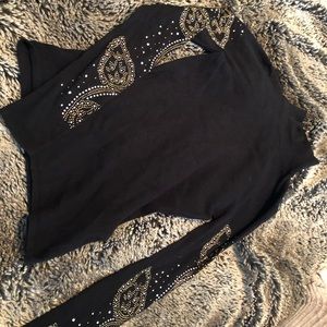 Western Style Turtleneck Sweater